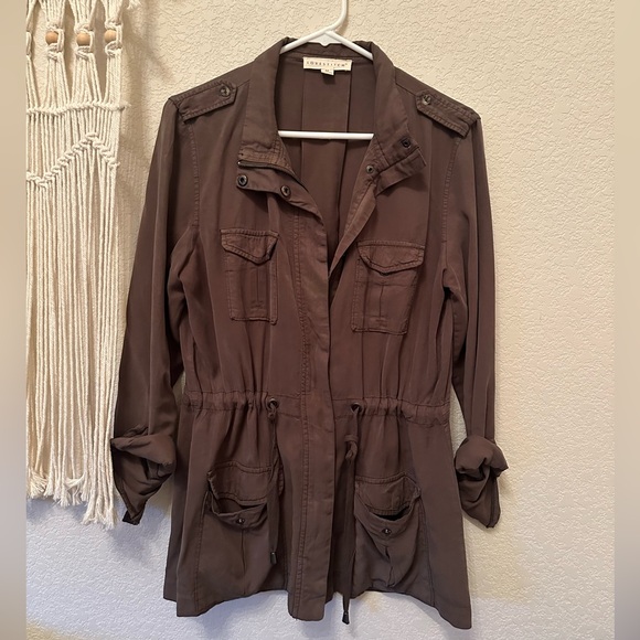 Love Stitch military cinch jacket size M - Picture 1 of 4